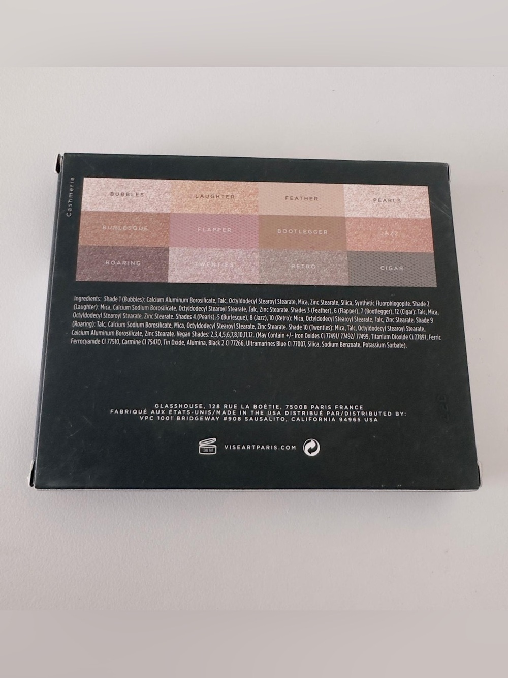 NWT Viseart Cashmerie Étendu Eyeshadow Palette - Picture 8 of 8